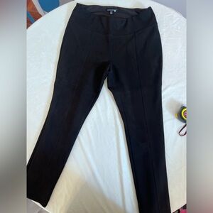 Faux Suede Andrew Marc Black Skinny Women's Pants size XL